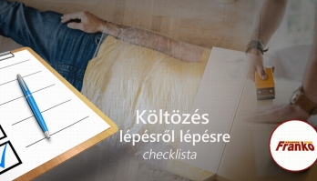 Költöztetés checklista, avagy költözés lépésről lépésre
