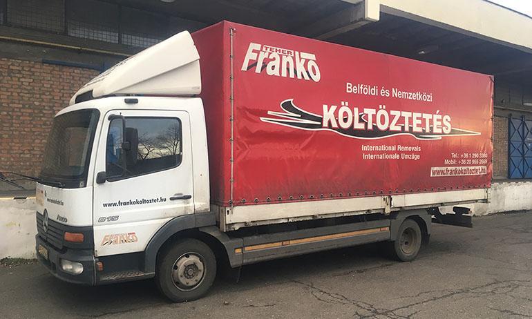 Mercedes Atego 815. – Speciálisan költöztetésekre van kialakítva